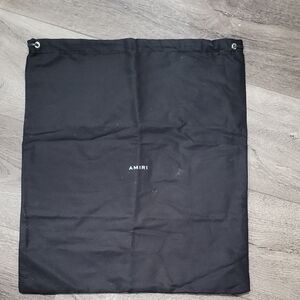 Amiri Black Dust Bag